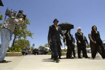 Michael Jackson ze świtą