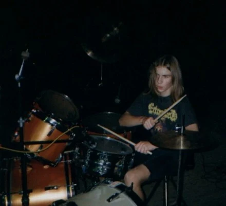 13-letni Vitek podczas pierwszego koncertu Decapitated