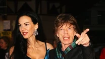 Z obecną partnerką L'Wren Scott - fot. Gareth Cattermole