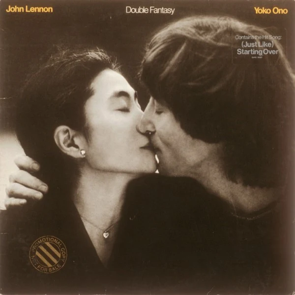 Z Yoko Ono na okładce płyty "Double Fantasy", 1980 r. - fot. Michael Ochs Archives