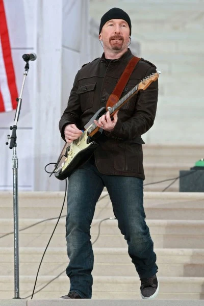 The Edge (U2) fot. Justin Sullivan The Edge (U2) fot. Justin Sullivan