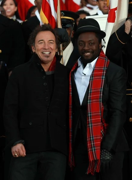 Bruce Springsteen i will.i.am fot. Justin Sullivan Bruce Springsteen i will.i.am fot. Justin Sullivan