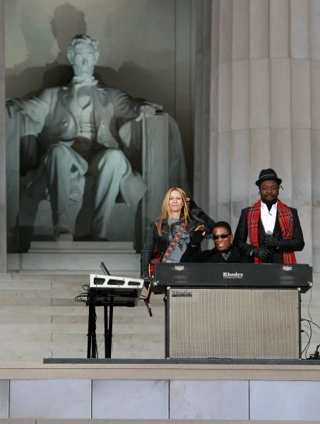 will.i.am, Sheryl Crow i Herbie Hancock fot. Justin Sullivan will.i.am, Sheryl Crow i Herbie Hancock fot. Justin Sullivan