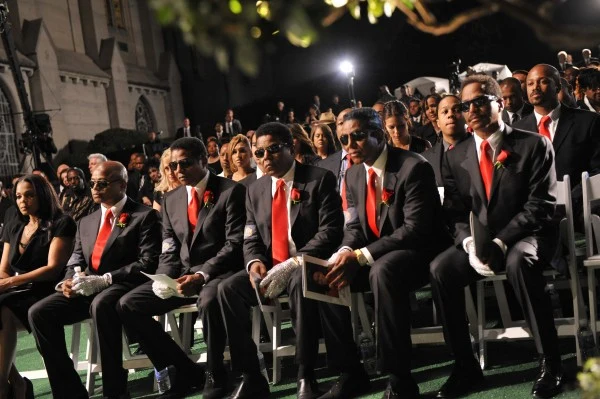 Janet, Randy, Jackie, Tito, Jermaine i Marlon - fot. Harrison Funk/The Jackson Family