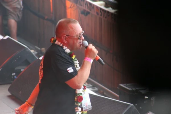 Jurek Owsiak na otwarciu Przystanku Woodstock