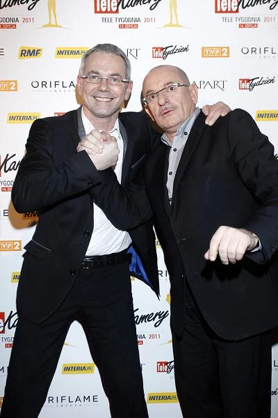 Robert Janowski z Marcinem Dańcem