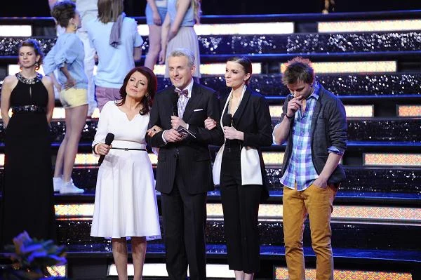 Urszula Dudziak, prowadzący Hubert Urbański, Halina Mlynkowa i Piotr Kupicha - fot. Jarosław Antoniak