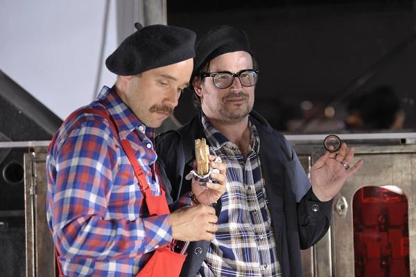 Bartosz Opania i Łukasz Nowicki