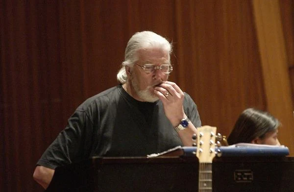 W Australii podczas prób przed występem z orkiestrą (2003 r.) - fot. Patrick Riviere