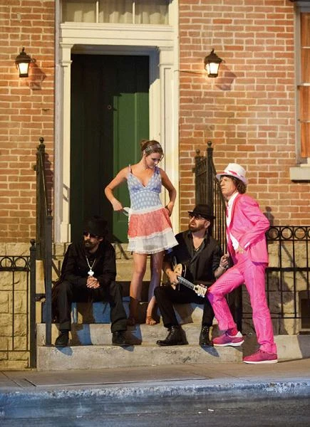 Damian Marley, Joss Stone, Dave Stewart i Mick Jagger