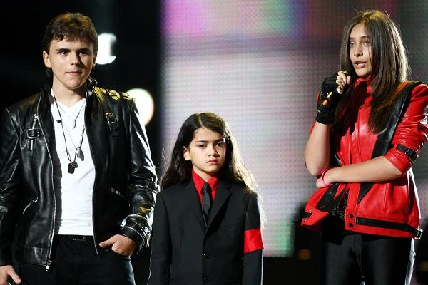 Dzieci "Jacko": Prince Michael, Blanket i Paris fot. Dave J Hogan