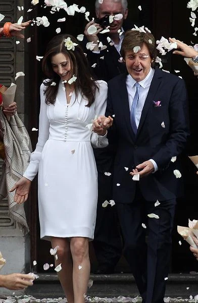 Paul McCartney i Nancy Shevell fot. Danny Martindale