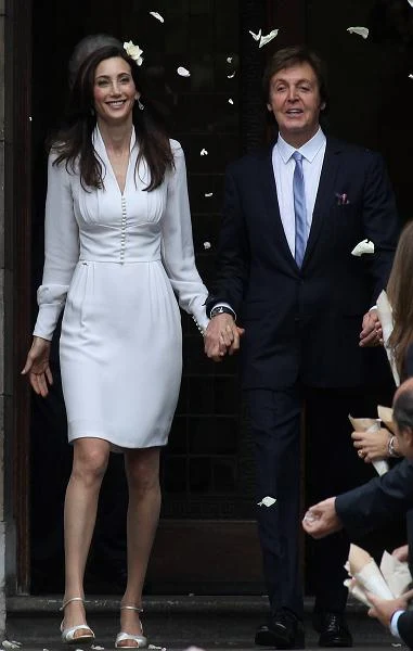 Paul McCartney i Nancy Shevell fot. Danny Martindale