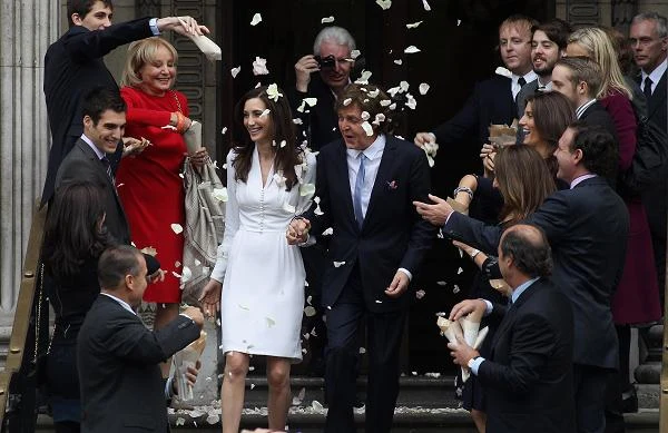 Paul McCartney i Nancy Shevell fot. Danny Martindale