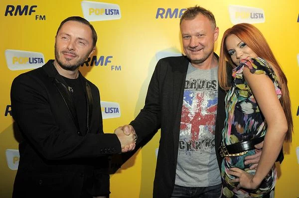 Paweł Rurak-Sokal, Dominika Gawęda (Blue Cafe) i Darek Maciborek (w środku)