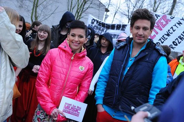 Duet prowadzących: Maciej Rock i Paulina Sykut