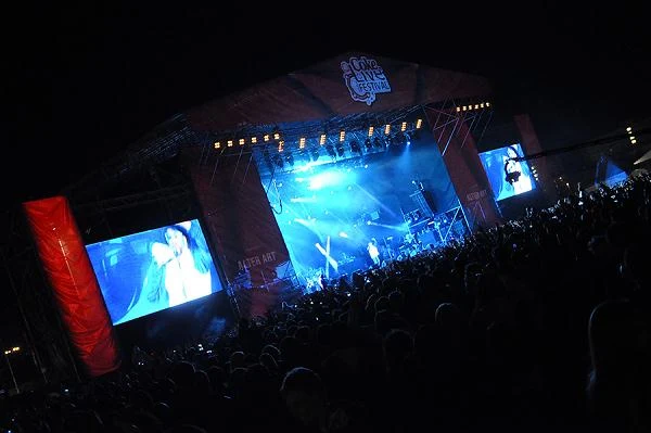 Scena główna podczas koncertu Snoop Dogga