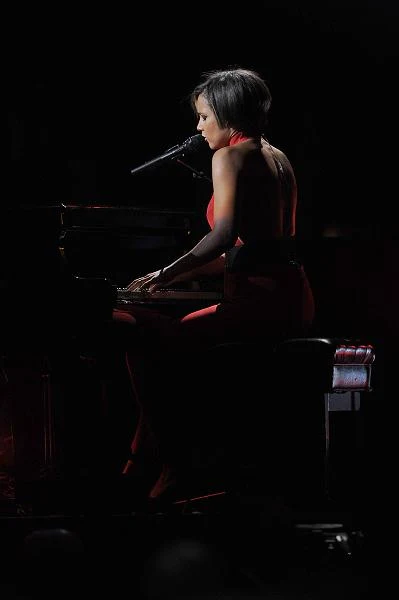 Wokalistka Alicia Keys zaskoczyła wszystkich brakiem wykonania "Empire State of Mind", jej hymnu dla Nowego Jorku (fot. Larry Busacca).