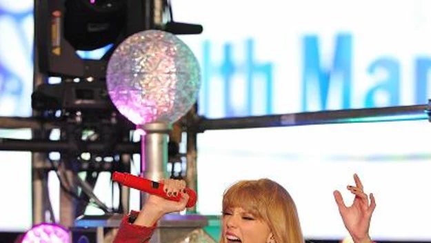 Gwiazdą sylwestrowego wieczoru na Times Square w Nowym Jorku była Taylor Swift (fot. Mike Coppola)