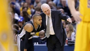 Gregg Popovich i Patty Mills