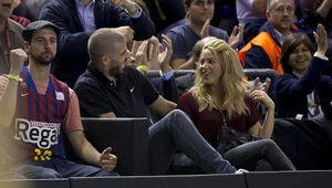 Shakira i Gerard Pique na meczu koszykówki