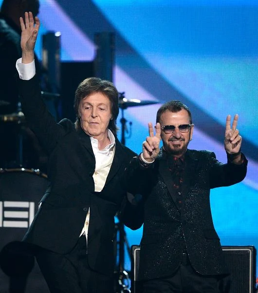 Paul McCartney i Ringo Starr (fot. Kevork Djansezian) Paul McCartney i Ringo Starr (fot. Kevork Djansezian)