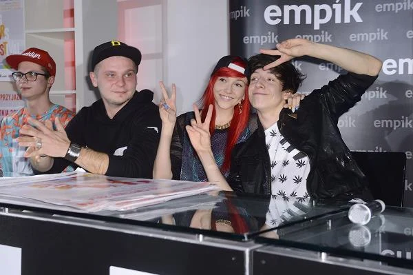 Patryk Kumór, Saszan i Dawid Kwiatkowski - fot. Jarosław Antoniak