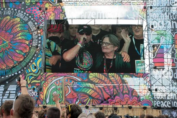 Jurek Owsiak i Agnieszka Holland - fot. Lech Muszyński Jurek Owsiak i Agnieszka Holland - fot. Lech Muszyński