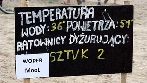 Przystanek Woodstock 2014: Strzeżone kąpielisko pod grzybkiem - 31 lipca 2014 r.