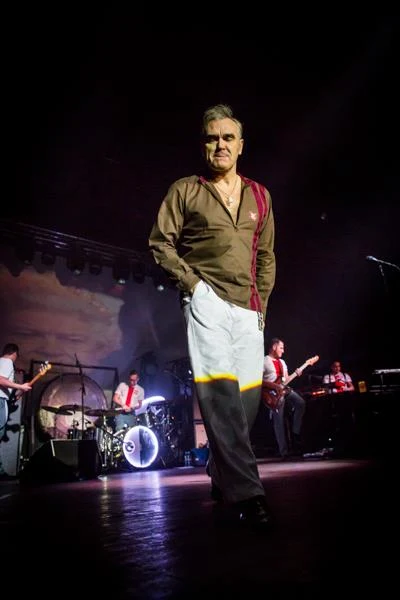 Morrissey na scenie w Stodole Morrissey na scenie w Stodole