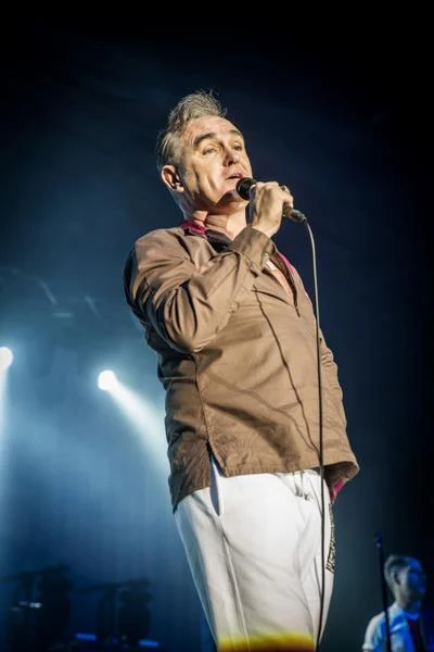 Morrissey na scenie w Stodole Morrissey na scenie w Stodole