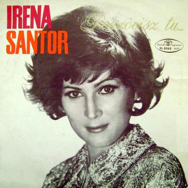 Irena Santor na okładce albumu "Powrócisz Tu" z 1967 roku.