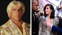 Oczywiście nie mogło obejść się także bez żartów na temat sukienki Kim Kardashian. Celebrytka dla wielu wyglądała jak słynny wrestler Ric Flair (fot. Twitter)