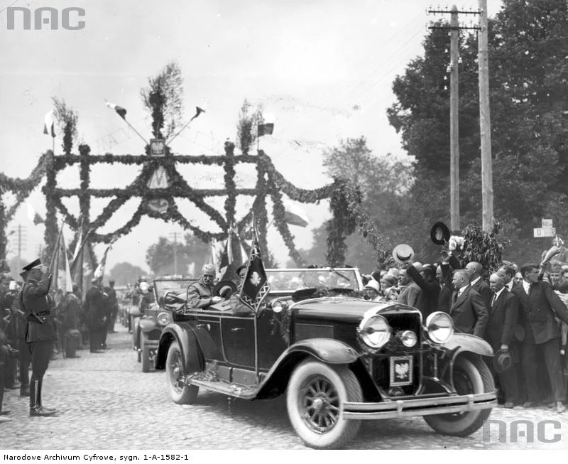 Wizyta prezydenta RP Ignacego Mościckiego na Polesiu - pobyt w Brześciu nad Bugiem, 1928