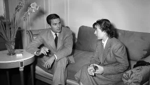 Louis Jourdan na zdjęciu z 1949 roku