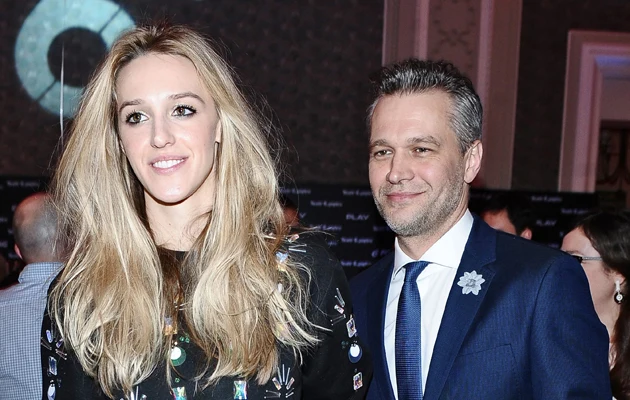 Michał Żebrowski ze swoją żoną Olą Michał Żebrowski ze swoją żoną Olą