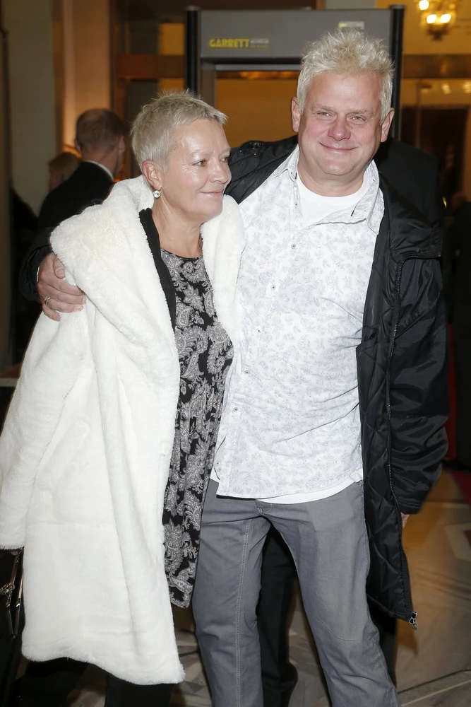 Kazik Staszewski z żoną Anną