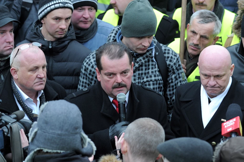 Szef OPZZ Rolników i Organizacji Rolniczych Sławomir Izdebski 