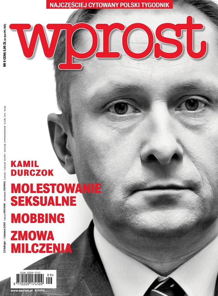 Okładka tygodnika "Wprost"