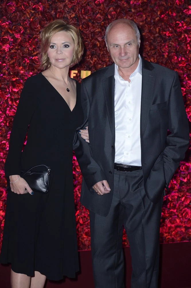 Justyna Pochanke z mężem Justyna Pochanke z mężem