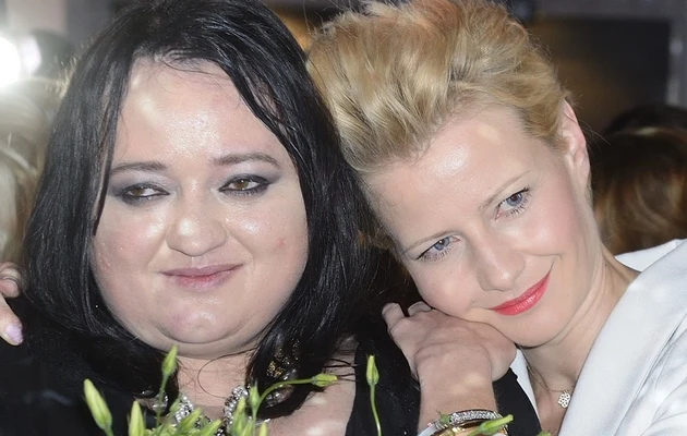 Gosia Baczyńska i Małgorzata Kożuchowska 