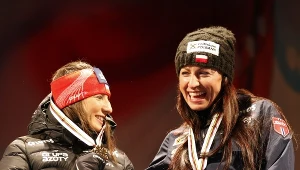 Sylwia Jaśkowiec i Justyna Kowalczyk z medalem MŚ w Falun