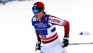 Sylwia Jaśkowiec podczas niedzielnego sprintu w Falun