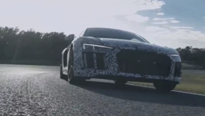 Nowe Audi R8 V10 podczas testów na torze