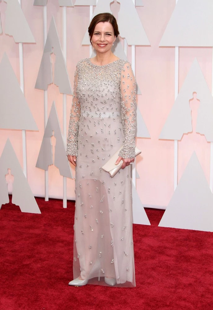 Agata Kulesza podczas Oscarów 2015