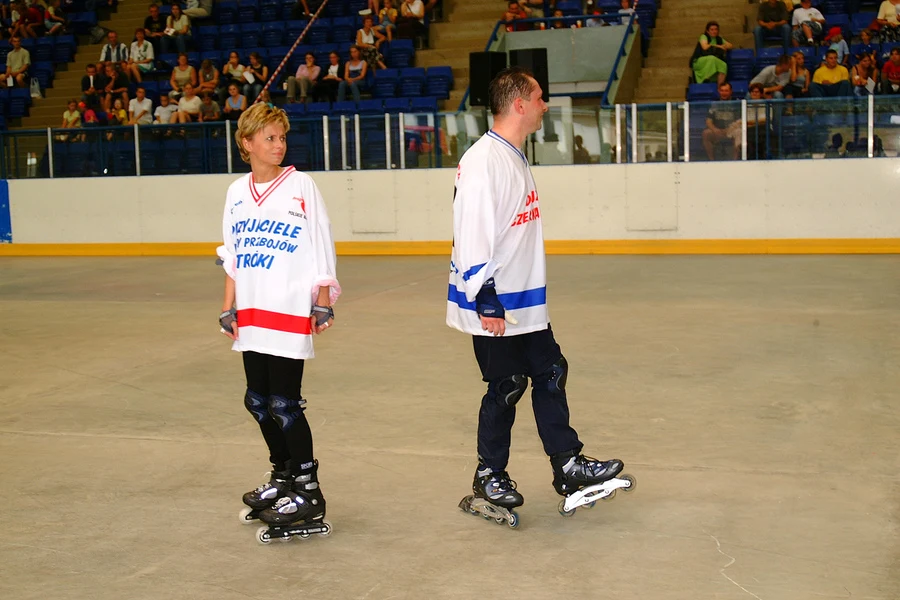 Jolanta Pieńkowska i Kamil Durczok 
