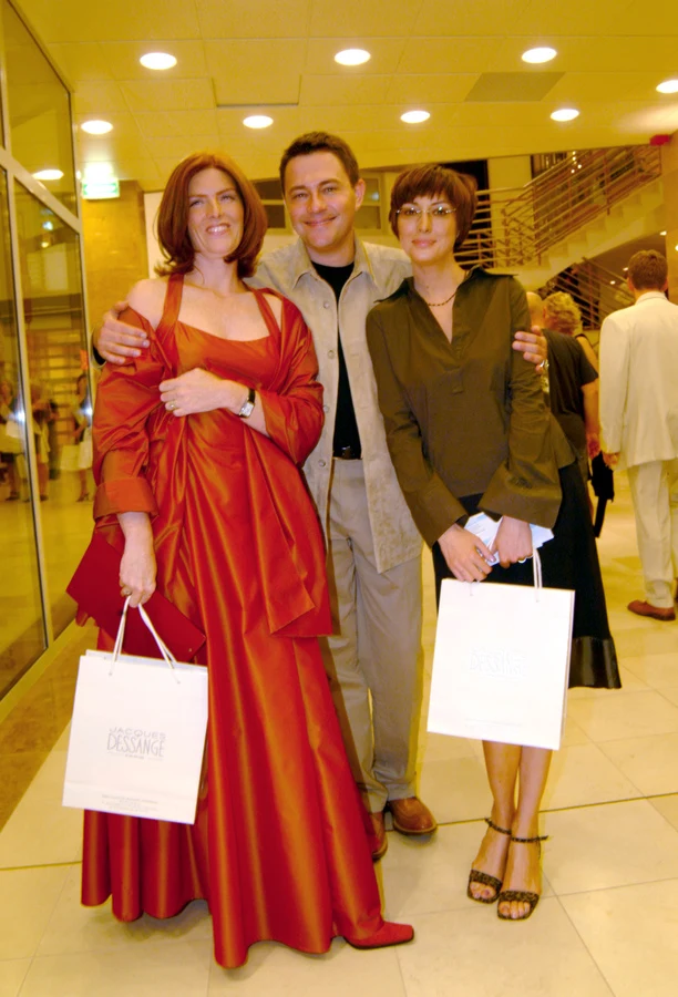 Krzysztof Ibisz z byłą żoną i Kasią Dowbor Krzysztof Ibisz z byłą żoną i Kasią Dowbor