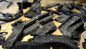 Fragmeny broni testowanej przez Niemców