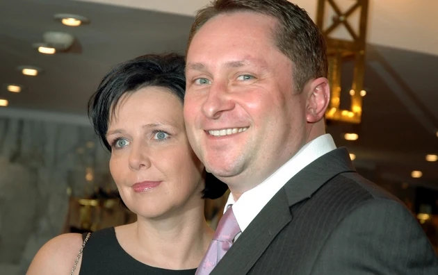 Kamil Durczok z żoną Kamil Durczok z żoną