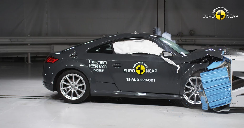 Audi TT otrzymało jedynie 4 gwiazdki w teście zderzeniowym Euro NCAP